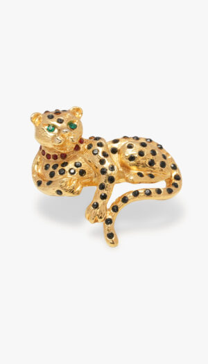 Vintagebrosje leopard
