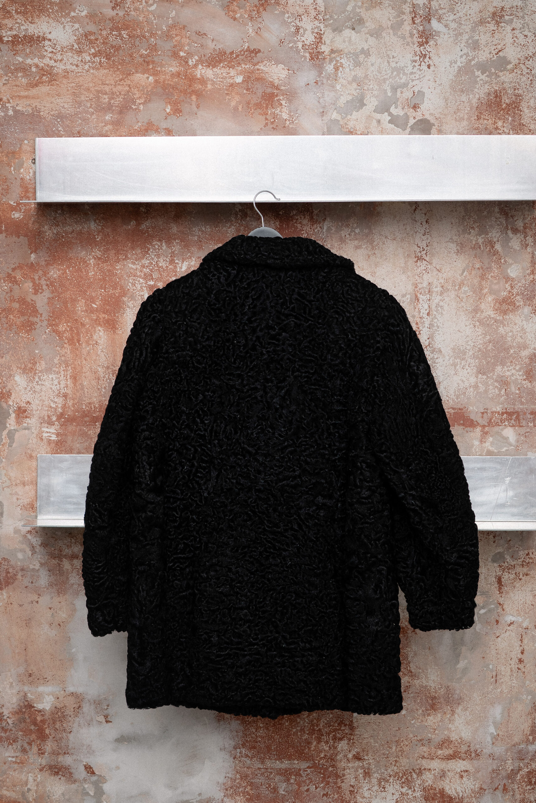 Svart persianer lammeskinnskåpe - Bilde 4