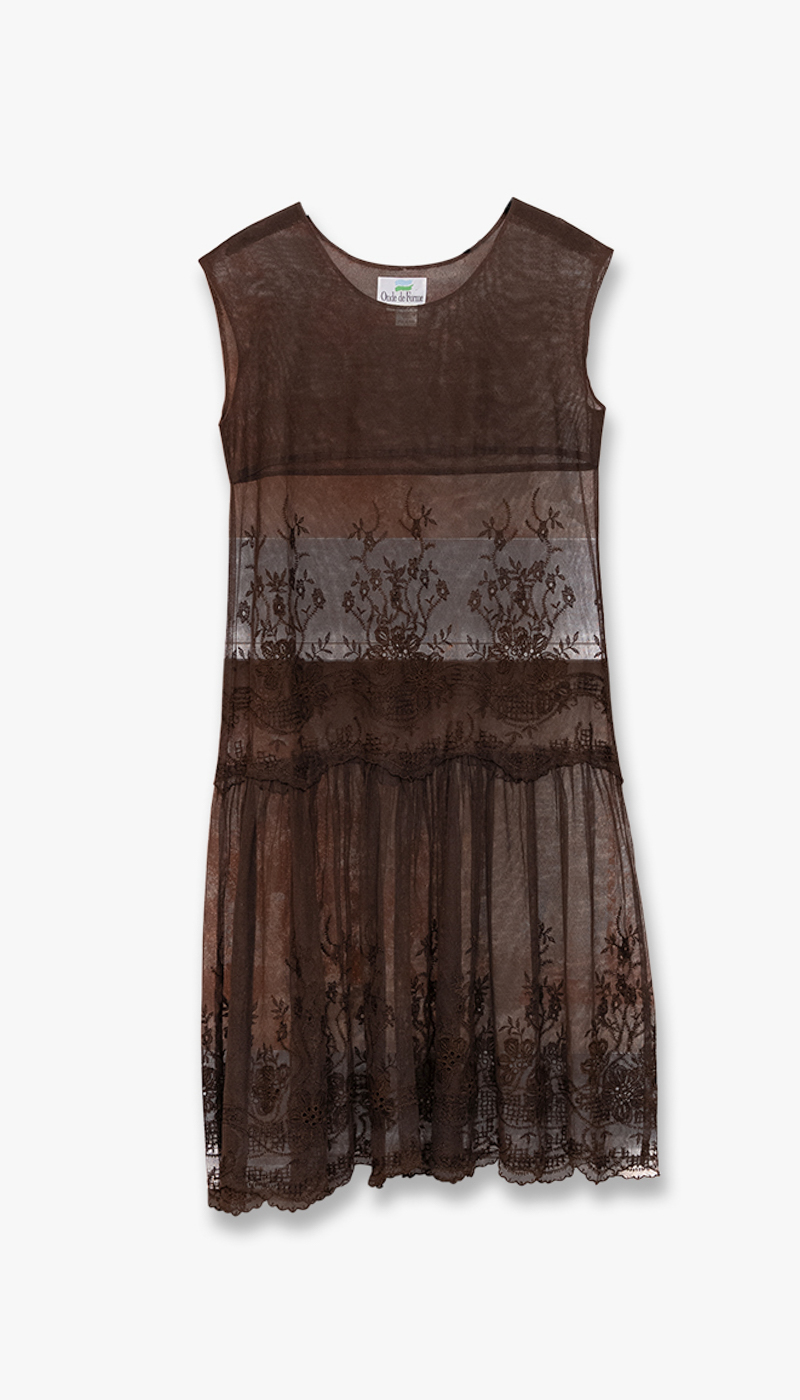 Brun blondekjole - Bilde 2