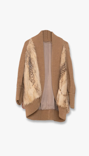 Pels cardigan