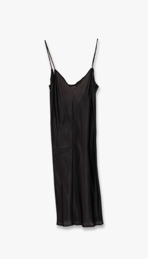 Kort svart slipdress