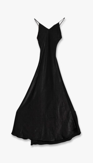 Svart slipdress
