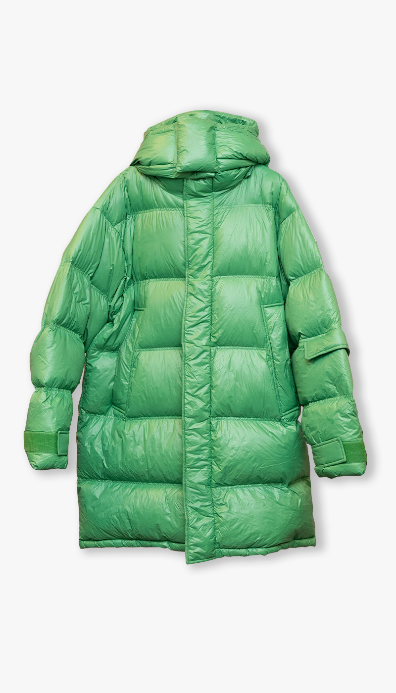 Maria Mena x The Edited; Holzweiler Steilia dunkåpe