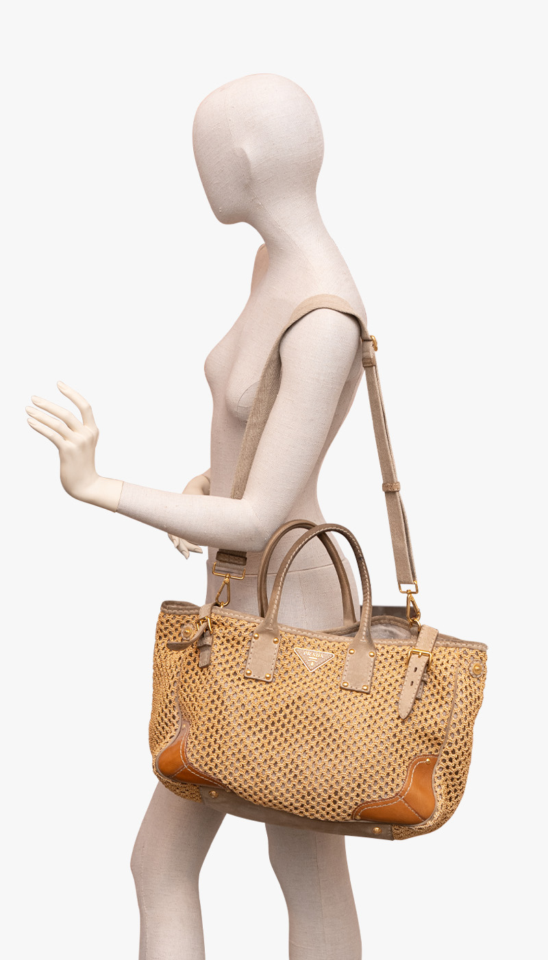 Prada Crochet Tote Bag - Bilde 6