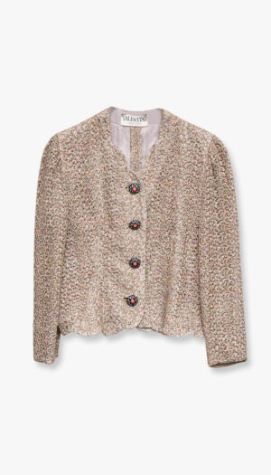 Vintage Valentino Boutique Cropped Evening Jacket, Late 1980s