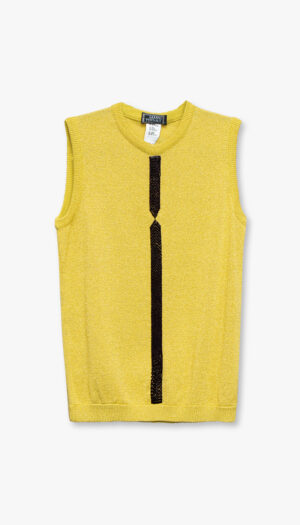 Gianni Versace 90-talls topp med perledetaljer