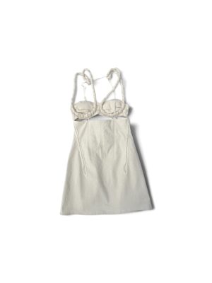 Jacquemus — Twisted Rope Bustier Mini Dress